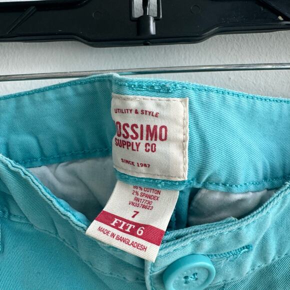 Mossimo Turqoise Chino Shorts - 6 - Picture 3 of 5